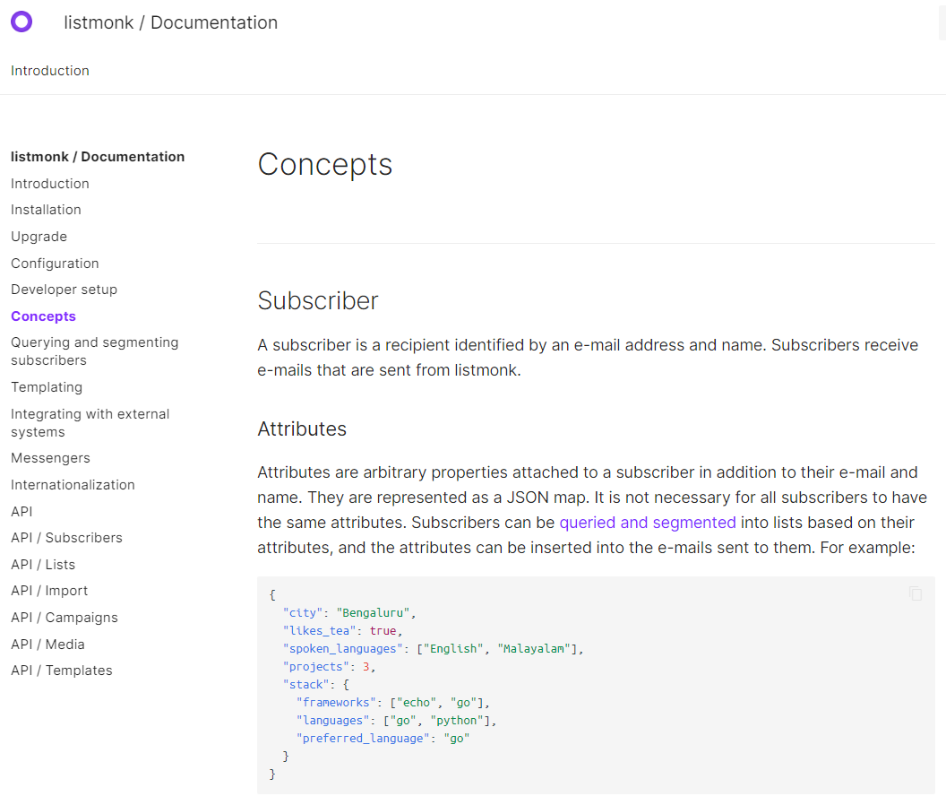 listmonk Documentation